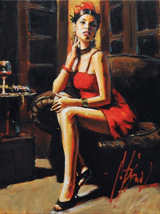 Fabian Perez Linda Painting Best Linda Paintings For Sale